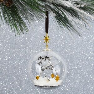 Michael Aram Reindeer Snow Globe Ornament